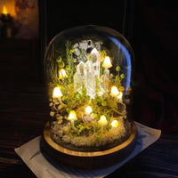 StarArtisans Enchanted Forest Mushroom Lamp Crystal Nightlight