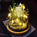 StarArtisans Enchanted Forest Mushroom Lamp Crystal Nightlight