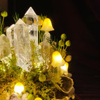 StarArtisans Enchanted Forest Mushroom Lamp Crystal Nightlight